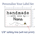 PPLR_HIDDEN_PRODUCT Flying Honeybee Label Set