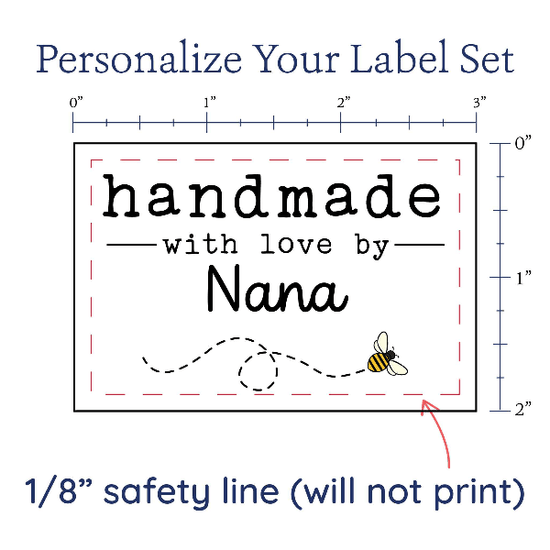 PPLR_HIDDEN_PRODUCT Flying Honeybee Label Set