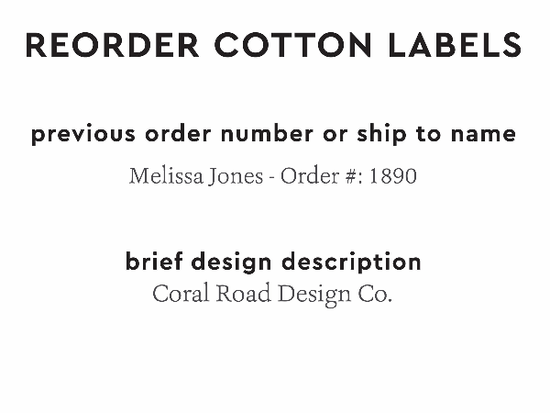 PPLR_HIDDEN_PRODUCT Reorder Previous Label Design - COTTON