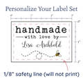PPLR_HIDDEN_PRODUCT Flying Honeybee Label Set