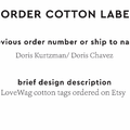 PPLR_HIDDEN_PRODUCT Reorder Previous Label Design - COTTON