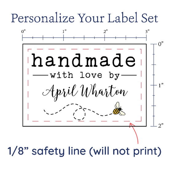 PPLR_HIDDEN_PRODUCT Flying Honeybee Label Set