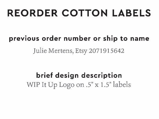 PPLR_HIDDEN_PRODUCT Reorder Previous Label Design - COTTON