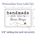 PPLR_HIDDEN_PRODUCT Flying Honeybee Label Set