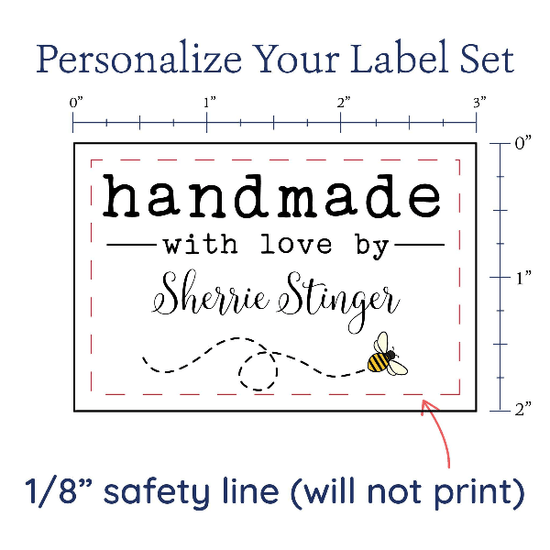 PPLR_HIDDEN_PRODUCT Flying Honeybee Label Set