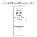 PPLR_HIDDEN_PRODUCT Monogram Satin Labels