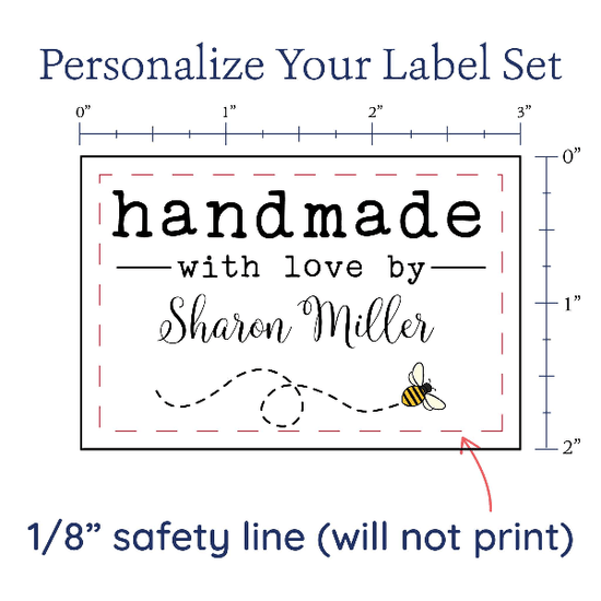 PPLR_HIDDEN_PRODUCT Flying Honeybee Label Set