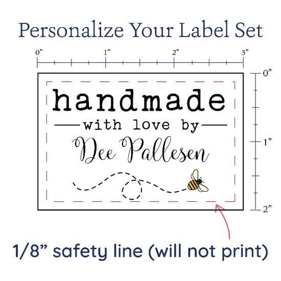 PPLR_HIDDEN_PRODUCT Flying Honeybee Label Set