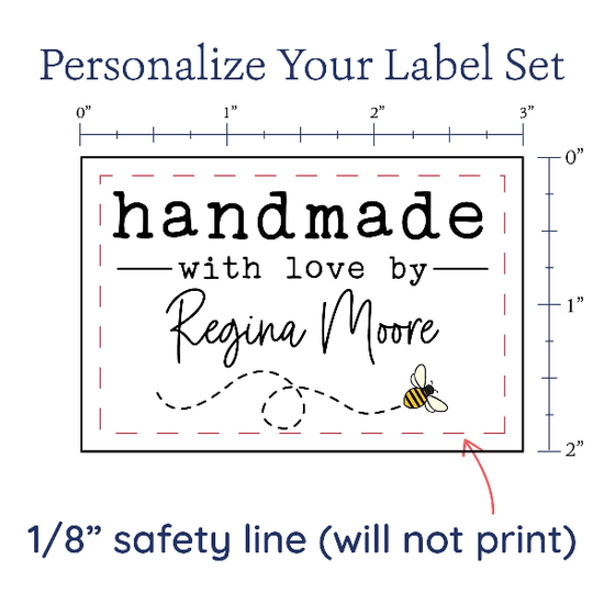 PPLR_HIDDEN_PRODUCT Flying Honeybee Label Set