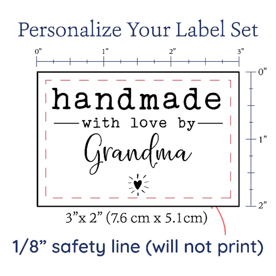 PPLR_HIDDEN_PRODUCT Modern Blanket Label with Heart