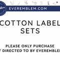 PPLR_HIDDEN_PRODUCT Set of Cotton Labels - Only purchase if directed to by EverEmblem