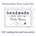 PPLR_HIDDEN_PRODUCT Flying Honeybee Label Set