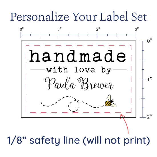 PPLR_HIDDEN_PRODUCT Flying Honeybee Label Set