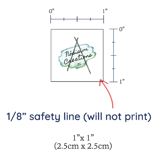 PPLR_HIDDEN_PRODUCT Upload your Logo or Image -1"x1" Cotton Label