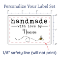PPLR_HIDDEN_PRODUCT Flying Honeybee Label Set