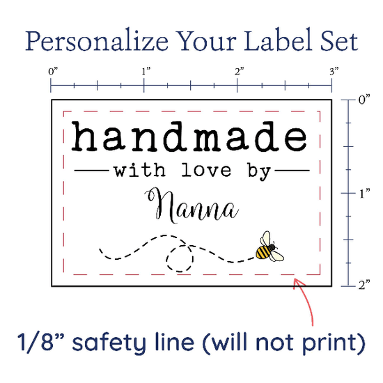 PPLR_HIDDEN_PRODUCT Flying Honeybee Label Set