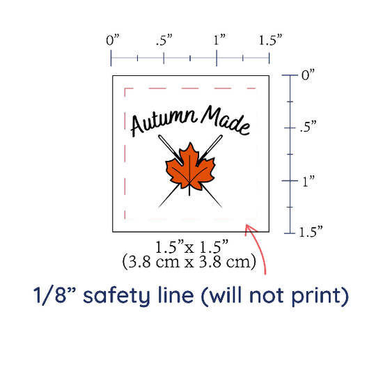 PPLR_HIDDEN_PRODUCT Upload your Logo or Image - 1.5"x1.5" Cotton Label