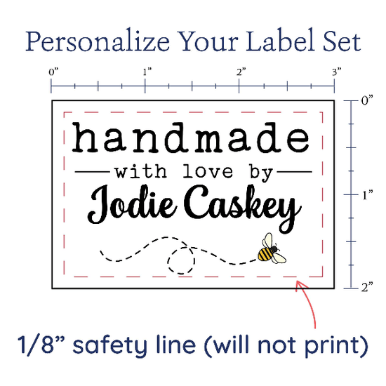 PPLR_HIDDEN_PRODUCT Flying Honeybee Label Set