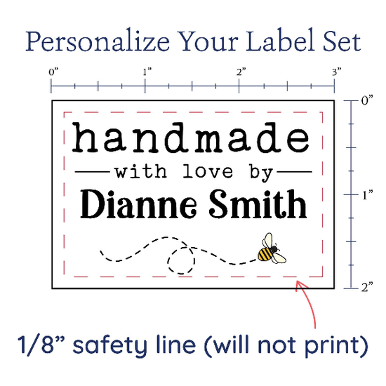 PPLR_HIDDEN_PRODUCT Flying Honeybee Label Set