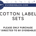 PPLR_HIDDEN_PRODUCT Set of Cotton Labels - Only purchase if directed to by EverEmblem