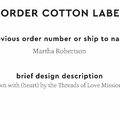 PPLR_HIDDEN_PRODUCT Reorder Previous Label Design - COTTON