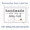 PPLR_HIDDEN_PRODUCT Flying Honeybee Label Set