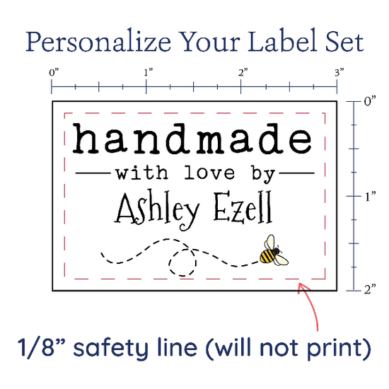 PPLR_HIDDEN_PRODUCT Flying Honeybee Label Set