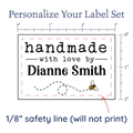 PPLR_HIDDEN_PRODUCT Flying Honeybee Label Set