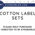 PPLR_HIDDEN_PRODUCT Set of Cotton Labels - Only purchase if directed to by EverEmblem