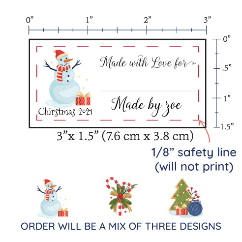 PPLR_HIDDEN_PRODUCT Christmas Sampler Large Label Set