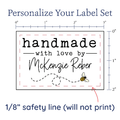 PPLR_HIDDEN_PRODUCT Flying Honeybee Label Set