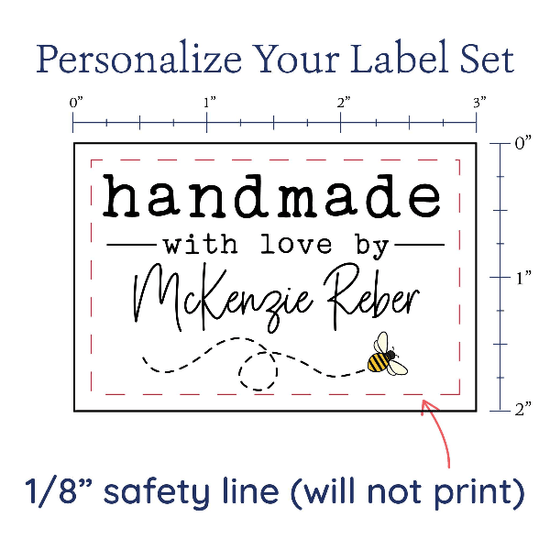 PPLR_HIDDEN_PRODUCT Flying Honeybee Label Set