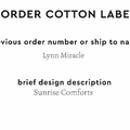 PPLR_HIDDEN_PRODUCT Reorder Previous Label Design - COTTON