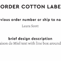 PPLR_HIDDEN_PRODUCT Reorder Previous Label Design - COTTON