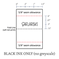 PPLR_HIDDEN_PRODUCT Medium Satin Tags - Text Only, 1.5" Ribbon