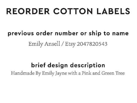 PPLR_HIDDEN_PRODUCT Reorder Previous Label Design - COTTON