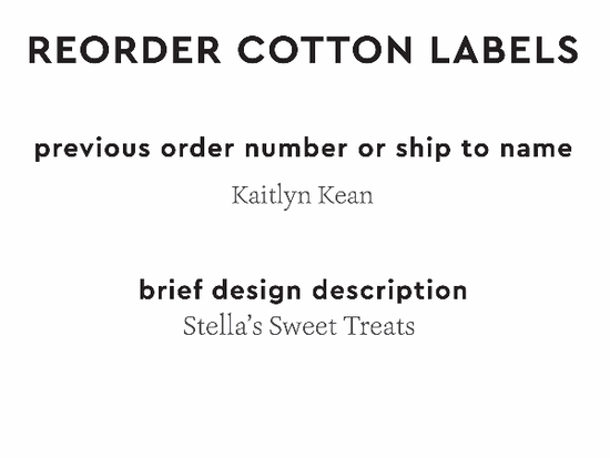 PPLR_HIDDEN_PRODUCT Reorder Previous Label Design - COTTON