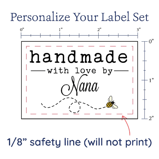 PPLR_HIDDEN_PRODUCT Flying Honeybee Label Set