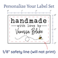 PPLR_HIDDEN_PRODUCT Flying Honeybee Label Set
