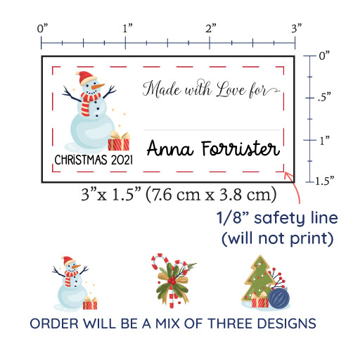PPLR_HIDDEN_PRODUCT Christmas Sampler Large Label Set