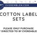 PPLR_HIDDEN_PRODUCT Set of Cotton Labels - Only purchase if directed to by EverEmblem