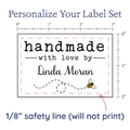 PPLR_HIDDEN_PRODUCT Flying Honeybee Label Set