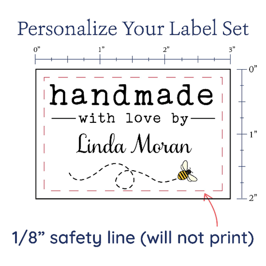 PPLR_HIDDEN_PRODUCT Flying Honeybee Label Set