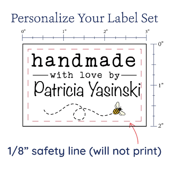 PPLR_HIDDEN_PRODUCT Flying Honeybee Label Set