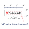 PPLR_HIDDEN_PRODUCT Tiny Heart Labels - Cotton