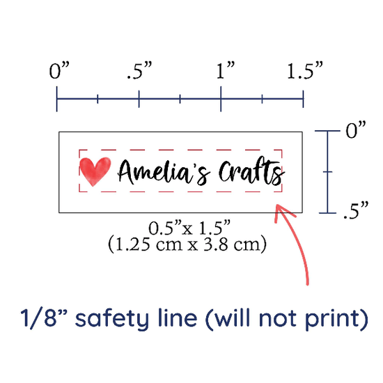 PPLR_HIDDEN_PRODUCT Tiny Heart Labels - Cotton