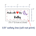 PPLR_HIDDEN_PRODUCT Butterfly Labels - Cotton