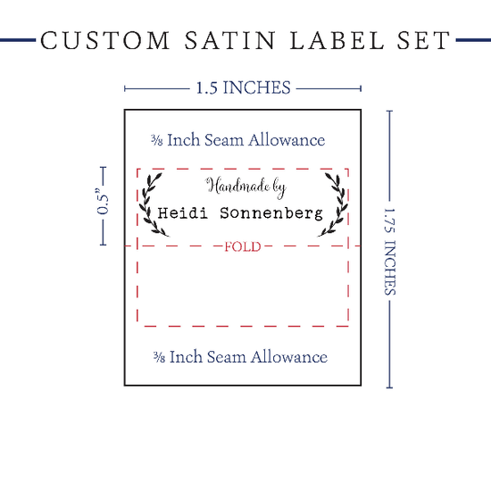 PPLR_HIDDEN_PRODUCT Small Laurel Labels - Satin - 1.5" wide