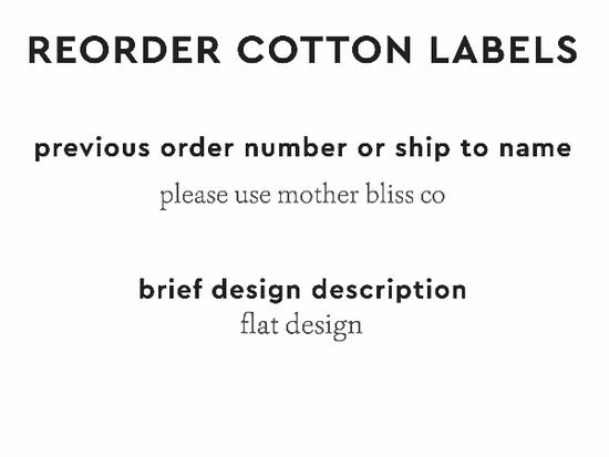 PPLR_HIDDEN_PRODUCT Reorder Previous Label Design - COTTON
