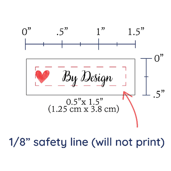 PPLR_HIDDEN_PRODUCT Tiny Heart Labels - Cotton